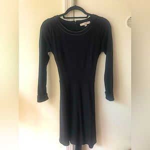 LOFT black long-sleeve dress size 2P